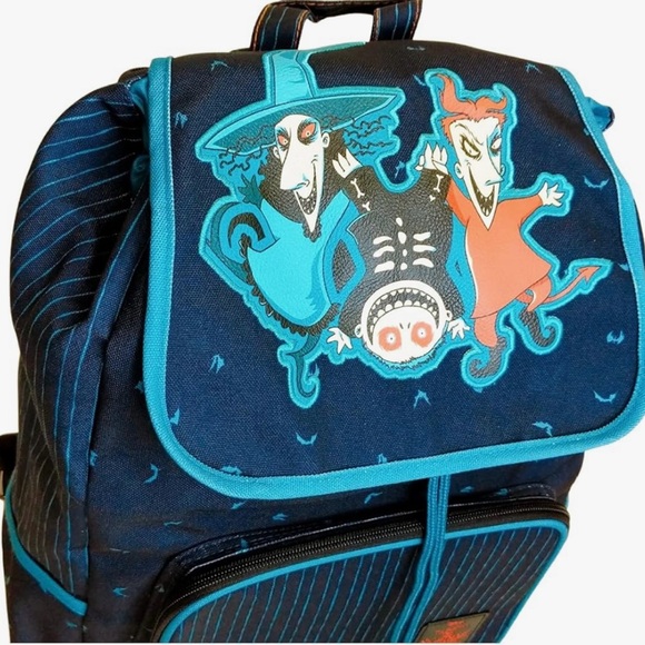 Loungefly the nightmare before Christmas boogie boy lock and shockbarrel slouch